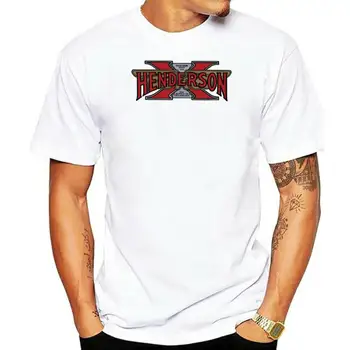 Классическая винтажная футболка с логотипом Henderson Motorcycle, размер S-3XL (2) 0