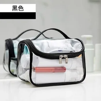 водонепроницаемые прозрачные портативные сумки для хранения большой емкости женская уличная косметичка на молнии Набор туалетных принадлежностей студенческая сумка для ручек