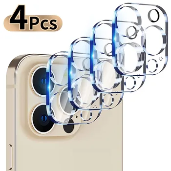 Защитная пленка для стекла объектива камеры 4шт HD Clear для Apple iPhone 15 Pro Max 14 13 12 Mini 11 Pro Plus Glass