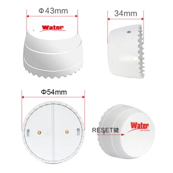 Сигнализация Tuya Wifi Water Linkage Smart Life Датчик наводнения умный дом умный детектор утечки воды Система домашней безопасности